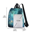 thumbnail image 3 of FORMRS Women's Travel Backpack Purse Anti-Theft Hidden Pockets Casual Shoulder Bag, Magical Forest Glowing Lights, 3 of 7