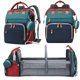 thumbnail image 1 of Mochila para pañales Astro Alan Baby con cambiador, color rojo, 1 of 7