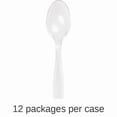 thumbnail image 6 of 600/Case Bulk Clear Plastic Spoons, 6 of 6