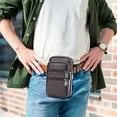 thumbnail image 4 of Cartera de Hombre Ndcxsfigh Piel sintética Vintage Marrón, 4 of 5