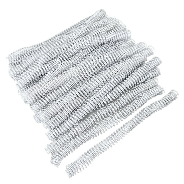 140 Sheets Capacity Spiral Binding Coil 16mm Diameter, 4:1 Pitch, 360 Degree Rotation Binding Spine