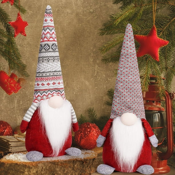 Boreal Craft Christmas Doll Handmade Xmas Long Leg Elderly