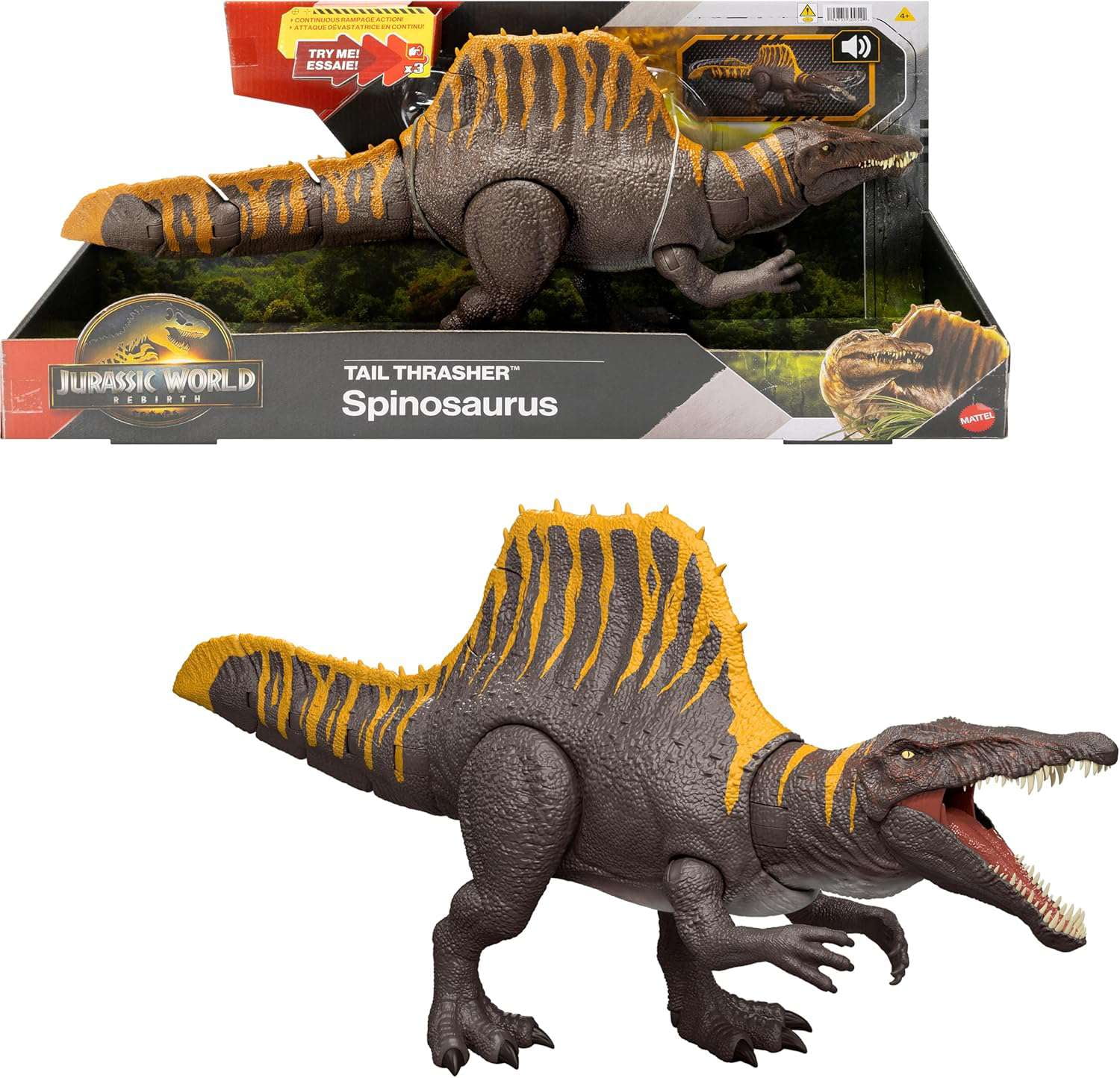 Jurassic World Rebirth Gigantic Thrashers Purussaurus Dinosaur