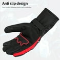 thumbnail image 4 of Motorcycle Winter Weather Warm Cold Waterproof Riding Gloves (Black), 4 of 5