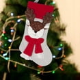 thumbnail image 6 of SLYNSHome Christmas Reindeer Stockings,19x11Inch 2024New Classic Large Stockings Character Ornaments Xmas Hanging Candy Gift Stocking Bag for Family Christmas Home Party Decoration (Deer), 6 of 9