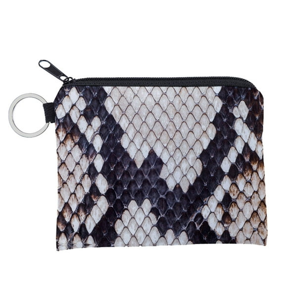 Qarigey Monedero Chang impermeable con patrón de serpentina, estilo bohemio, monederos, capa interior gruesa, billetera pequeña, accesorio para mujer, Carteras lqb3026 Qarigey AP009665-03B