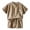 Khaki#9527, variant on Boys Outfits Set Graphic Y2K Short Sleeve Tshirts Shorts 2 Peice Clothes Set Fashion Lightweight Dailywear