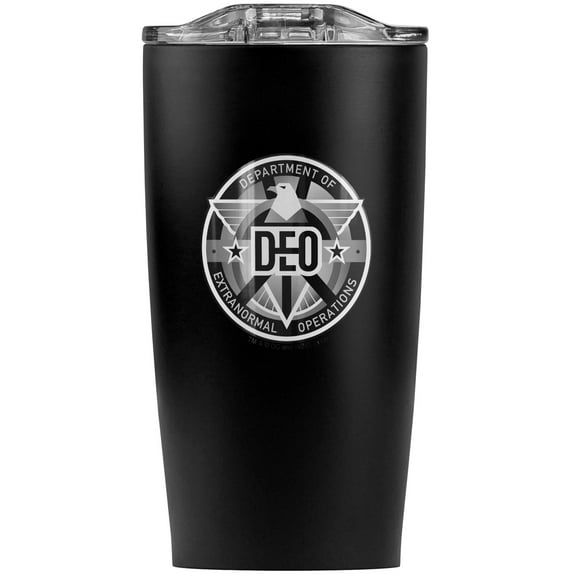 Supergirl: Tv Series Deo Emblem Stainless Steel 20 oz Travel Tumbler, Vacuum Insulated & Double Wall with Leakproof Sliding Lid | Great for Coffee/Hot Drinks and Cold Beverages