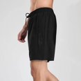 thumbnail image 4 of Diufon Sport Shorts for Men Casual Summer Elastic Waist Drawstring Shorts Plus Size Loose Shorts with Pockets, 4 of 6