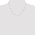 thumbnail image 2 of 14K Yellow Gold necklace Curb chain Pendant 18 in 0.42 mm, 2 of 6