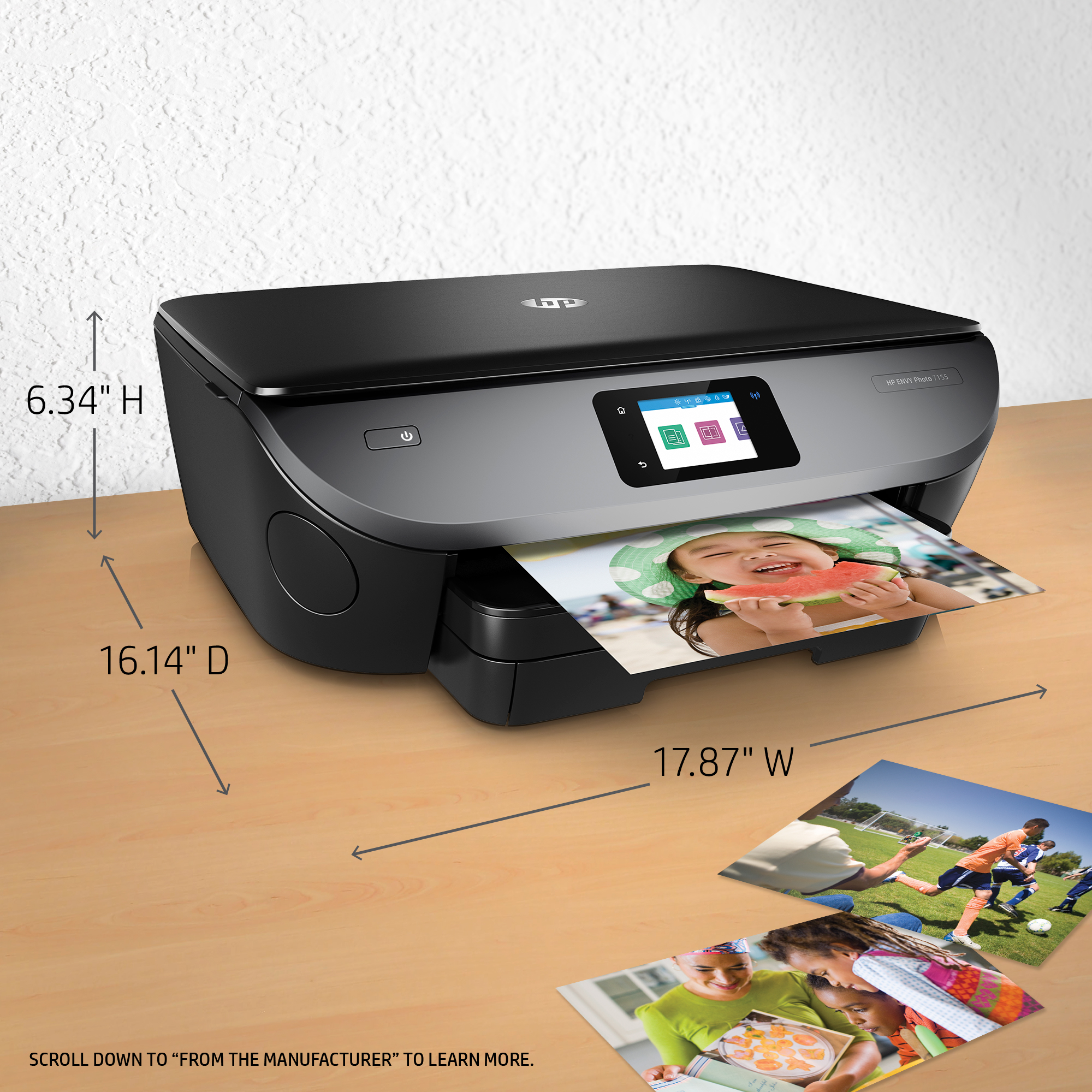HP ENVY Photo 7155 All-in-One Wireless Photo Printer - image 3 of 14