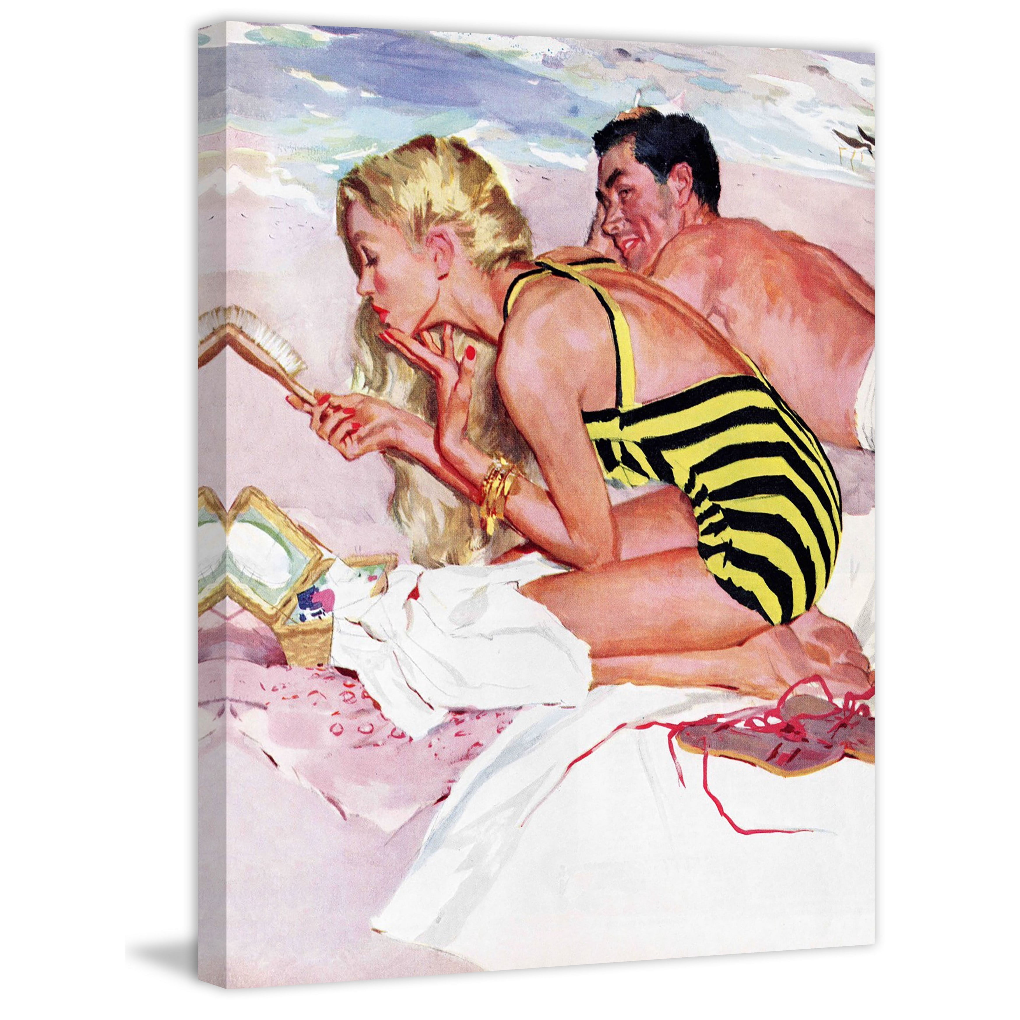 Marmont Hill "No Woman Is Worth It" by Joe de Mers Painting Print on Canva