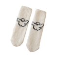 thumbnail image 4 of Calcetines cómodos para dormir, informales, cálidos y acogedores, para carnaval, cumpleaños, amigos Blanco, 4 of 8