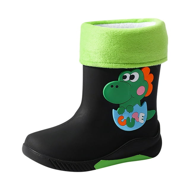 Bottes pour Garçons Randonnée pour Garçons Design Bottes Courtes de Pluie Confortables Chaussures de Neige à Fleurs pour Activités Extérieures Chaussures de Jardin en Caoutchouc pour Garçons