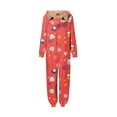 thumbnail image 4 of Reindeer Hood Matching Pajamas, Matching Family Outfits Fun Christmas Pjs, Adding a Festive Touch to Your Family's Winter Wardrobe (Red), 4 of 4