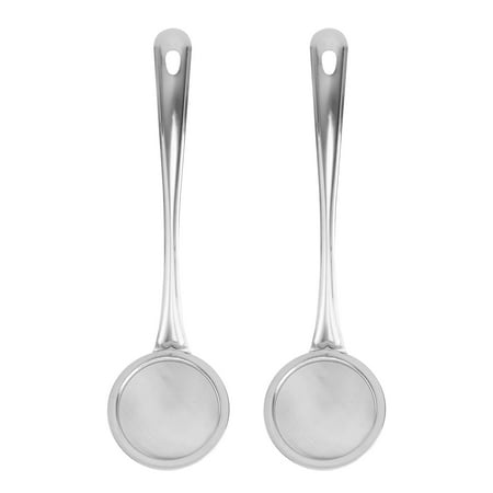 

FRCOLOR 2Pcs Flour Sieves Flour Sifter Net Stainless Steel Flour Strainer (Silver)