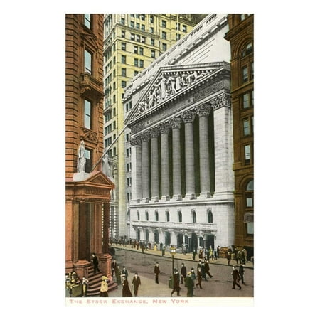 New York Stock Exchange, New York City Print Wall