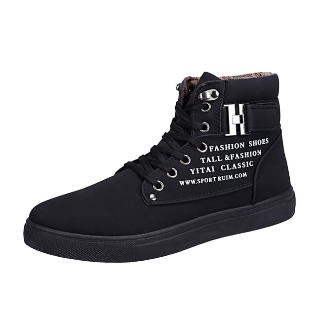 FhgihG Chaussures de Skate Montantes pour Femmes en Daim à Lacets Style Mode Urbaine