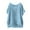 Sky Blue, variant on Yigetop Womens Linen Tops Women's Summer Short Sleeve Solid Casual Loose Linen Top Linen Blouses for Women Pink L