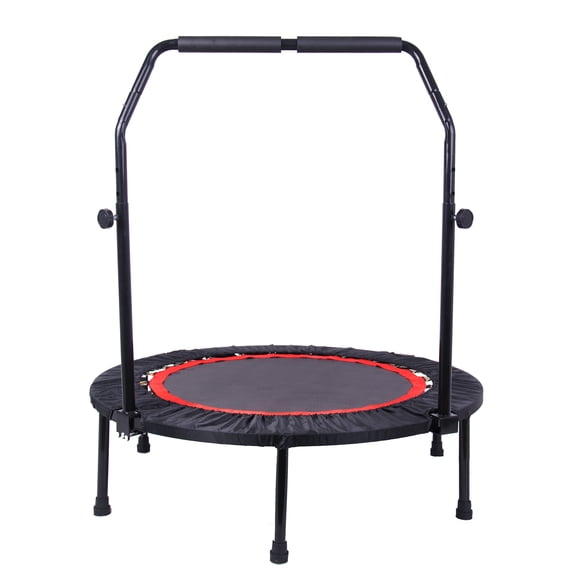 Trampoline For Kids 40 Inch Mini Exercise Trampoline for Adults or Kids Indoor Fitness Rebounder Trampoline with Safety Pad Max. Load 300LBS,Mini Trampoline