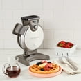 Cuisinart WAFV100 Vertical Belgian Waffle Maker, Round, Electric
