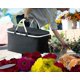 thumbnail image 4 of Cesta de picnic -Cesta de comestibles- Cesta de lavandería -Cesta de mercado-Cesta de regalo de Navidad con marco de aluminio fuerte aislado, 4 of 6
