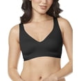 thumbnail image 2 of Warner's BLACK Cloud 9 Smooth Comfort Contour Wireless Bra, US XL NWOT, 2 of 4
