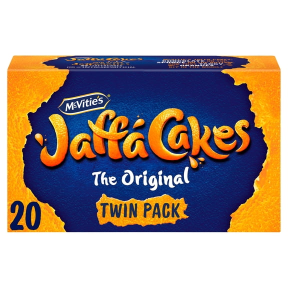 McVitie's Jaffa Cakes Original Biscuits Twin Pack 220g, Imported from Britain