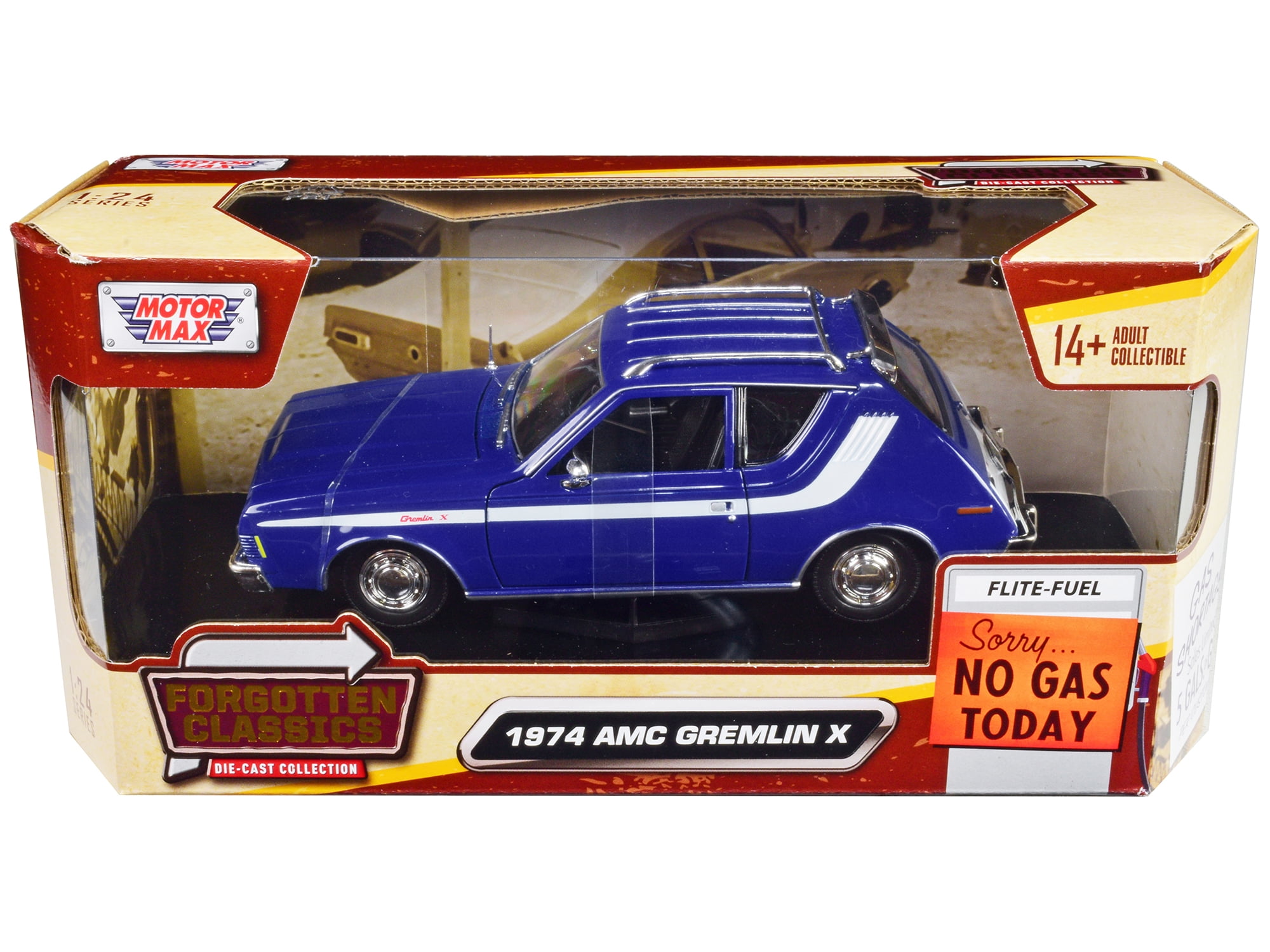 Generic 1974 AMC Gremlin X Red 1/24 Diecast Model Car with Opening