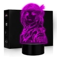 thumbnail image 1 of Giants Attack Blonde Spy Anime 3D LED Acrylic Night Light Color Changing Lamp, 1 of 3