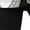 Black Gold Paisley, variant on Women's Printed V-Neck Long Sleeve Button Detail Tunic Top