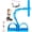 Blue, variant on 21 Fitness Resistance Bands-4 Tube Pedal Ankle Puller - 2025 New Sit up Leg Stretch Rope Exercise Bands with Handles, Stretching Workout Fitness Bands for Arm Weights Exercise Equipment