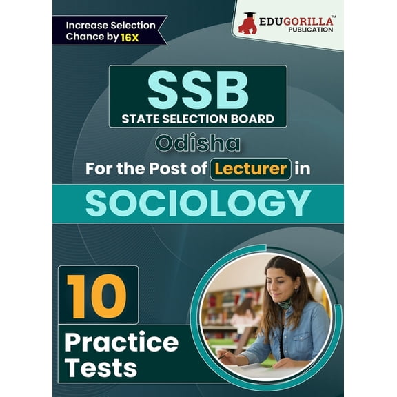 SSB Odisha Lecturer Sociology Exam Book 2023 (English Edition) State Selection Board 10 Practice Tests (1000 Solved MCQs, (Paperback)