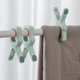 thumbnail image 4 of mfyjkho Pinzas de plástico antideslizantes para colchas, resistentes al viento, para secar sábanas, para el hogar, 9 x 6,5 x 1,5 cm, paquete de 4, 4 of 7