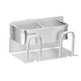 thumbnail image 1 of Toothbrush holder wall mounted electric toothbrush toothpaste storage rack, 1 of 5