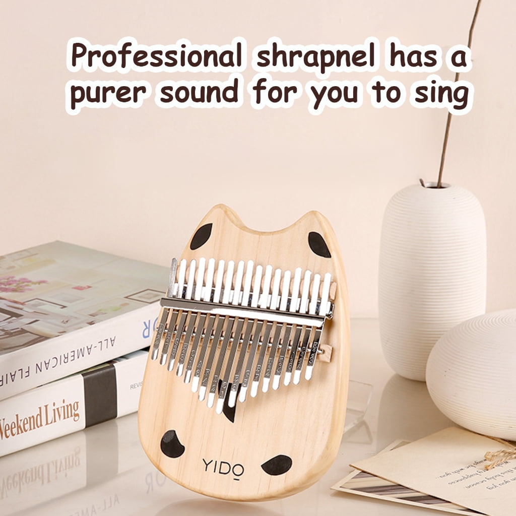 17 Keys Wood Kalimba Mini Finger Piano Music Gifts for Kids Adults Beginners