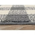 thumbnail image 5 of Garland Rug Country Living Buffalo Plaid Polypropylene Cinder/Ivory Indoor/Outdoor Area Rug, 7' x 10', 5 of 7