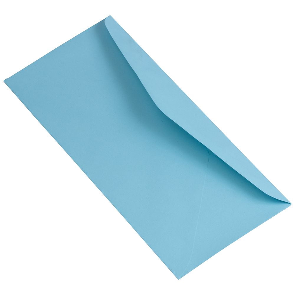 JAM Paper No. 10 Envelopes, 4 1/8 x 9 1/2, Baby Blue, 1000/Carton