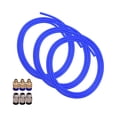 thumbnail image 1 of Tubo de manguera de tubo de PTFE azul de 3 piezas 1 metro con 3 piezas de accesorios neumáticos PC4- Tomshoo  Kit de tubo de PTFE, 1 of 6
