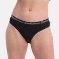 thumbnail image 3 of Bamboo basics Calzoncillos para mujeres YARA, 6-pack - Cintura con logo, transpirable, camiseta simple Negro S (Small), 3 of 4