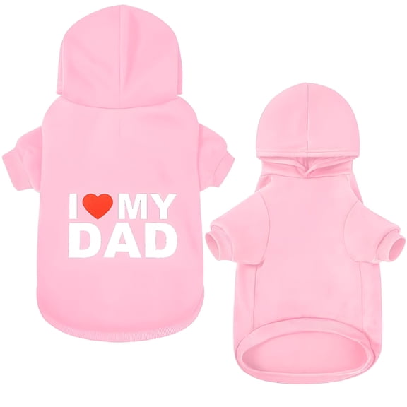 TELOLY Dog Sweater, Pet Hoodie for Cold Weather, Coat Hooded Sweatshirt for Puppies, Cats, Small Medium Large Dogs