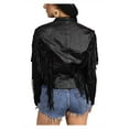 thumbnail image 2 of Liberty Wear Women's Bad to the Bone Fringe Sheep Nappa Leather Jacket (3XL), 2 of 2
