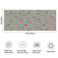 thumbnail image 3 of Pioneer Flower Floral Print Pattern Bathroom Rugs Mat, Non Slip Microfiber Bathroom Rug with Rubber Backing, Soft Mats for Bathroom Floor Tub Shower, 24"x60", 3 of 5