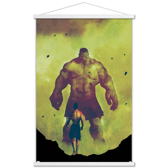 Marvel Comics - Hulk - Immortal Hulk #25 Wall Poster with Wooden Magnetic Frame, 22.375" x 34"