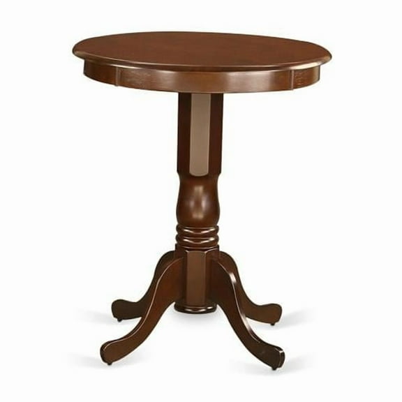 Eden Round Counter Height Table Finished in Mahogany