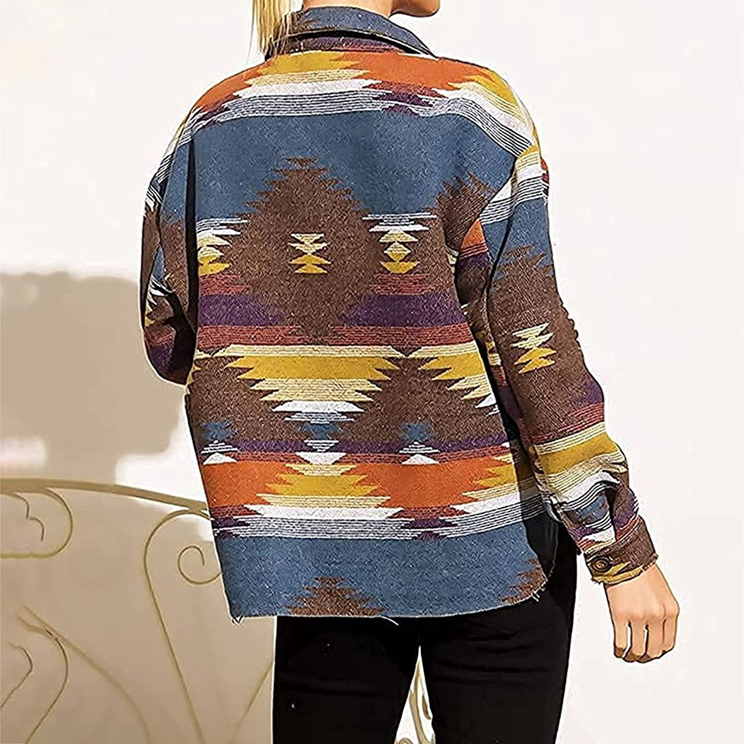 aztec print jacket walmart