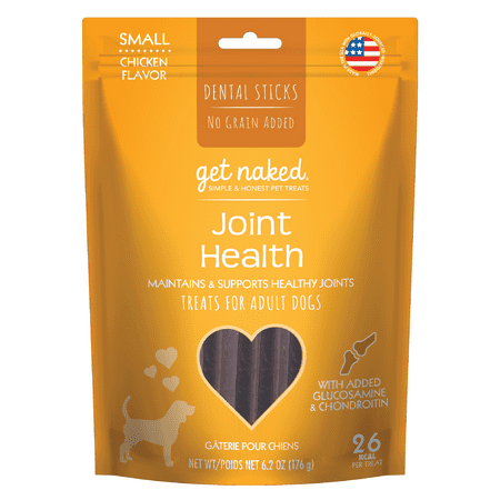 UPC: 0657546700439 | Get Naked Dental Chew Sticks Dog JOINT HEALTH SMALL 6.2 oz