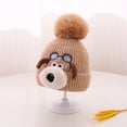 thumbnail image 2 of Winter Knitted Hat Thick Warm Toddler Boys Girls Cute Soft Cap Daily Casual Outdoor Campus, 2 of 5