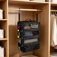 thumbnail image 5 of Ainf Portable Travel Storage Rack Hanging Travel Shelf Storage With Small Compartments Inside Suitable For Carry On Luggage Modern Style, 5 of 5
