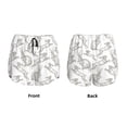 thumbnail image 5 of Lsque Hand Drawn Rabbit Printed Women's Running Shorts with Liner Pockets,Elastic Quick Dry Workout Athletic Gym Yoga Shorts,Womens High Waist Shorts-XX-Large, 5 of 9